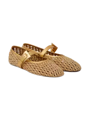 Paris Texas Sveva Buckle Ballet Flat