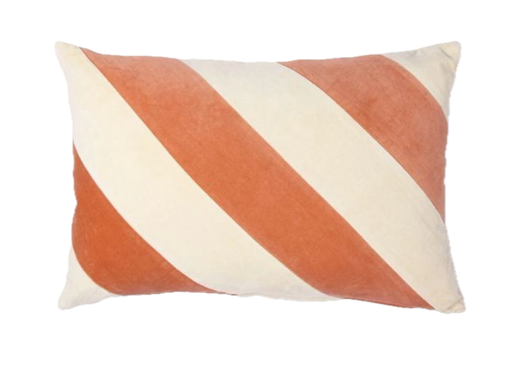 HKLiving Striped Velvet Cushion