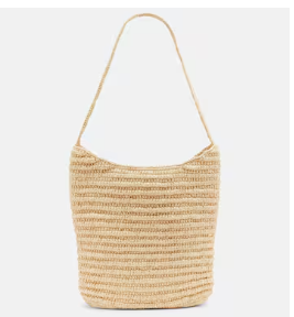 The Row Alma Medium shoulder bag made of raffia