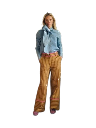 Wales Bonner Greenhouse trouser, mustard