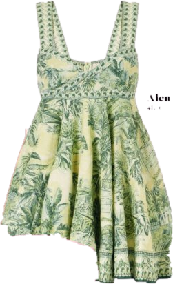 Alémais Verdant mini dress
