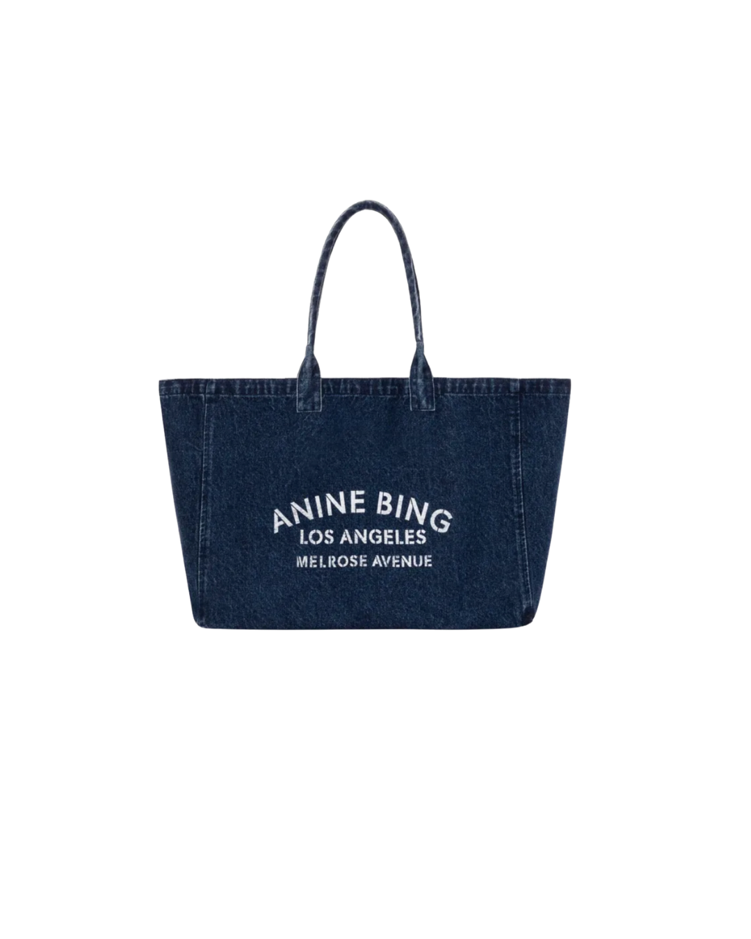 Anine Bing Leo Tote Bag - Denim Blue
