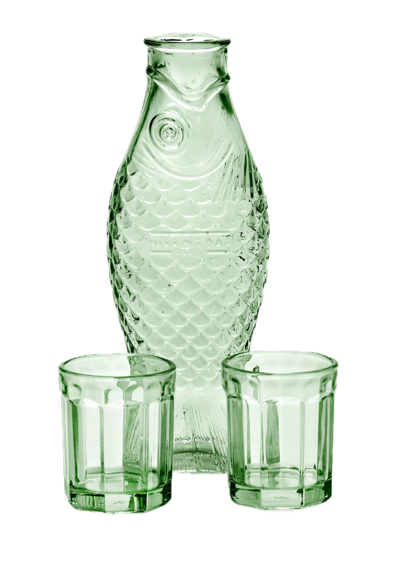 Serax Fish Decanter and Glass Set
