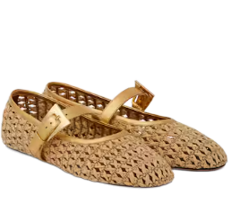 Paris Texas Sveva Buckle Ballet Flat