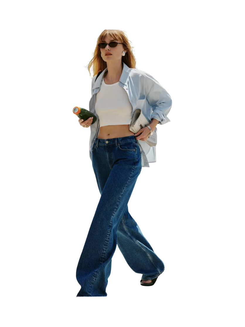 Reformation Cary Low Rise Slouchy Wide Leg Jeans