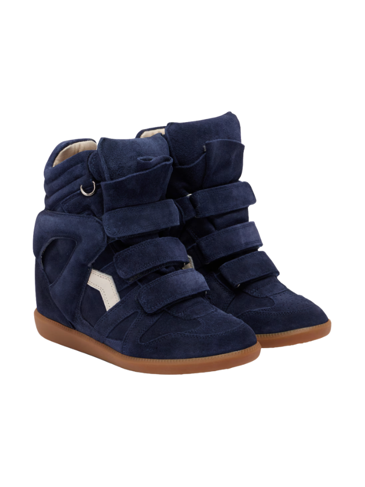 Isabel Marant Beckett Wedge Sneakers - Blue
