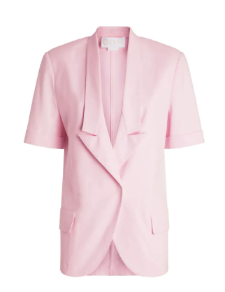 Genny flap-pockets short-sleeves blazer