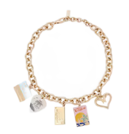 Chloé Postcards embellished necklace