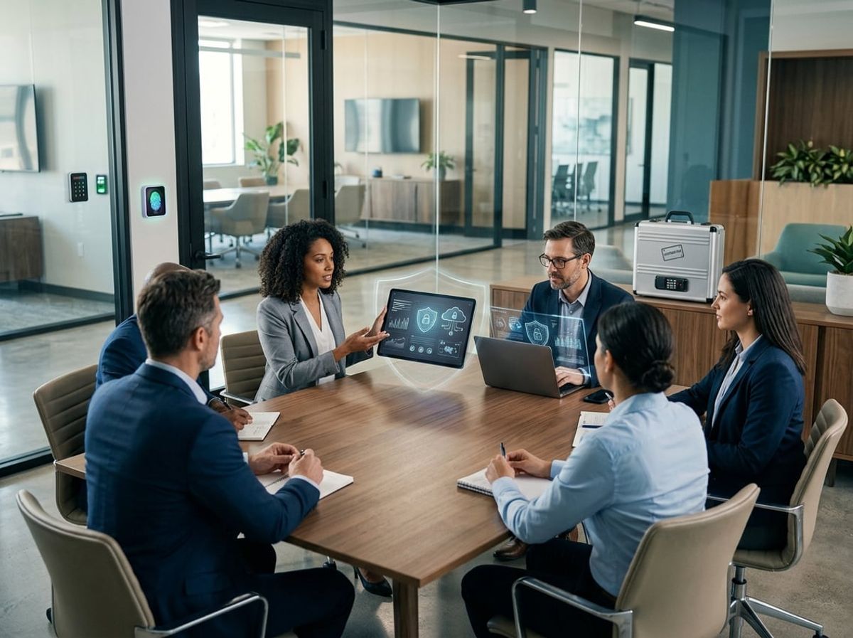 Staff members restrict access permissions to protect confidential case files during a vendor changeover