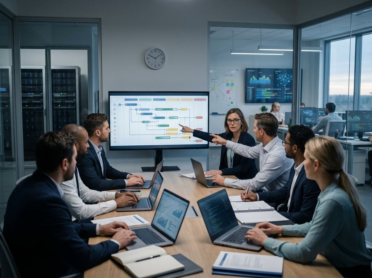 Attorneys and security experts track a breach response timeline on a shared screen