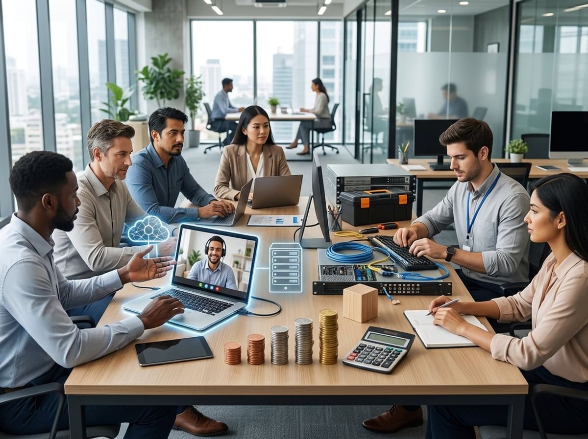 Professionals compare outsourced IT support against hiring a dedicated in-house technology employee