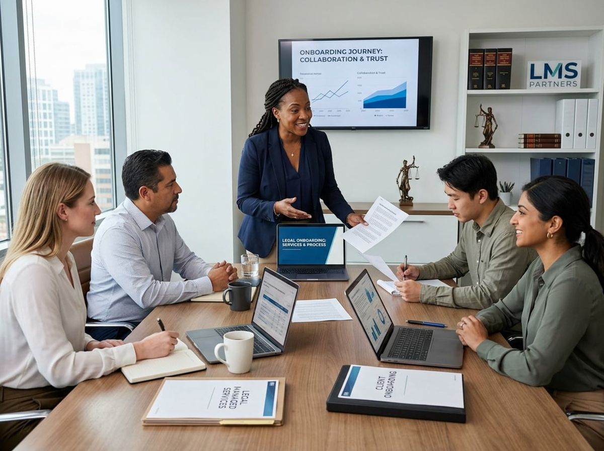 New IT provider walking law firm employees through onboarding steps and security policies