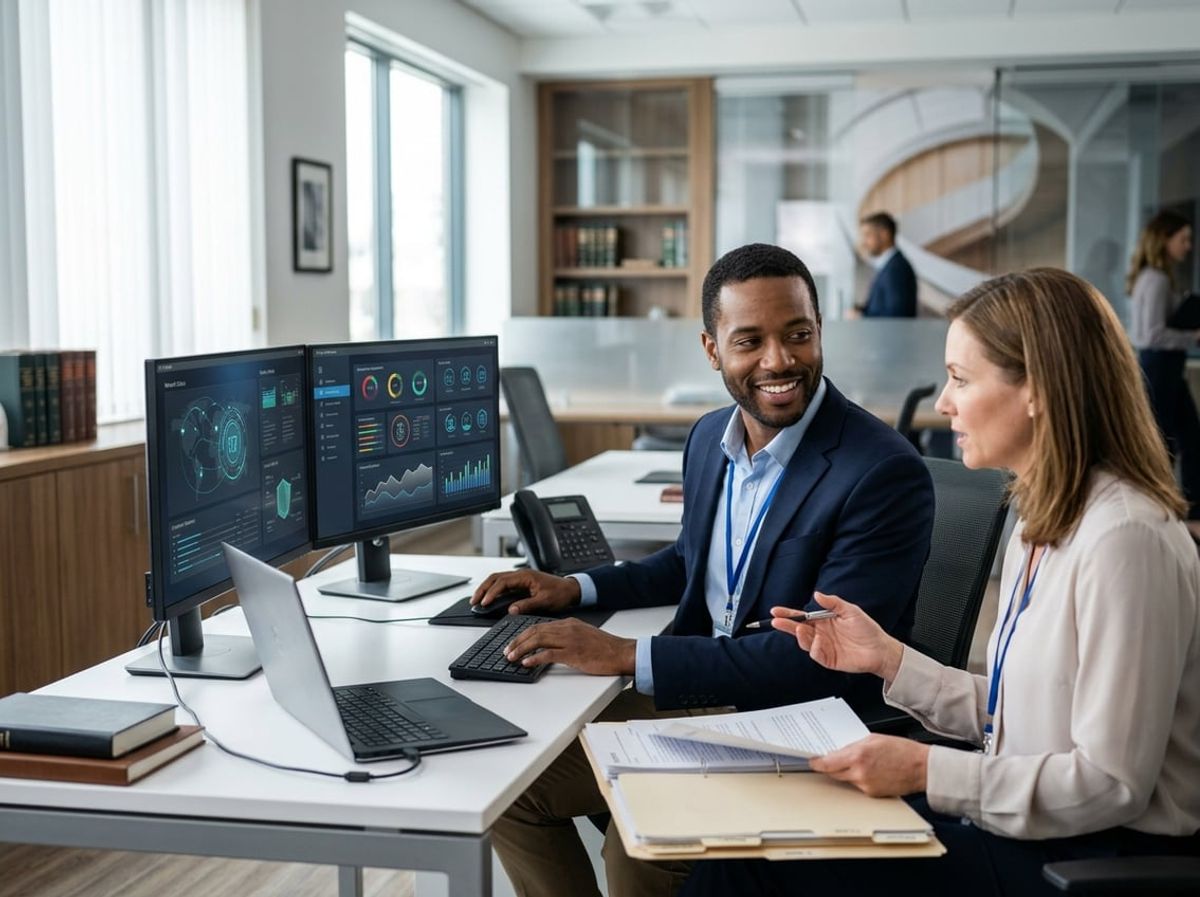 IT specialist answers a legal professional