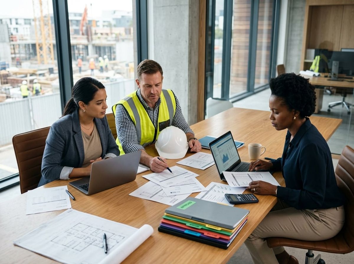 Accounting staff walking through a multi step approval workflow for an incoming invoice