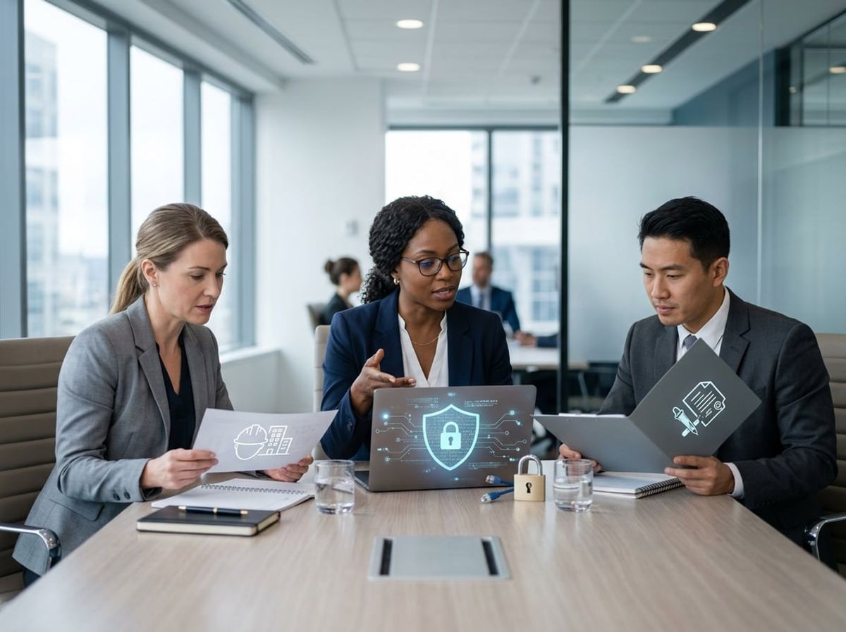 Analyst and claims specialist study a laptop screen during an active incident review