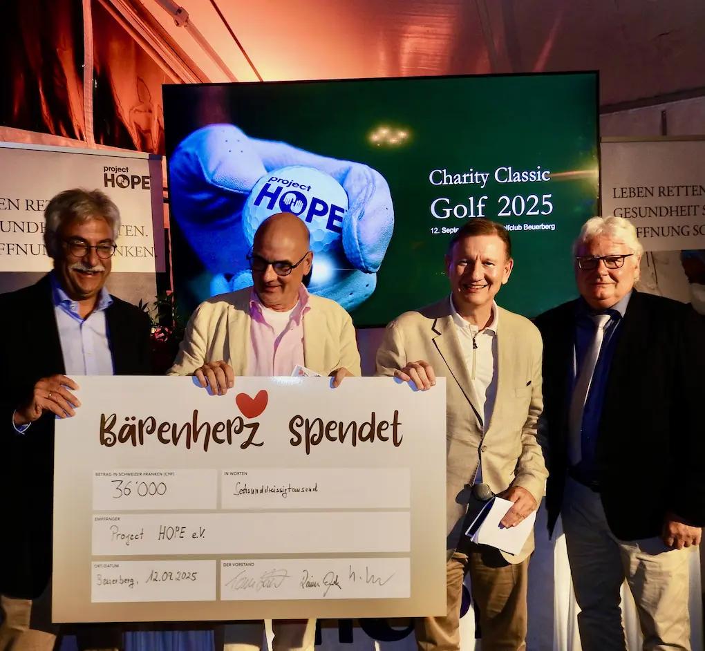 Übergabe Charity Erlöse 2025 an Project HOPE e.V.