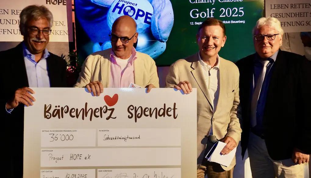 Übergabe Charity Erlöse 2025 an Project HOPE e.V.