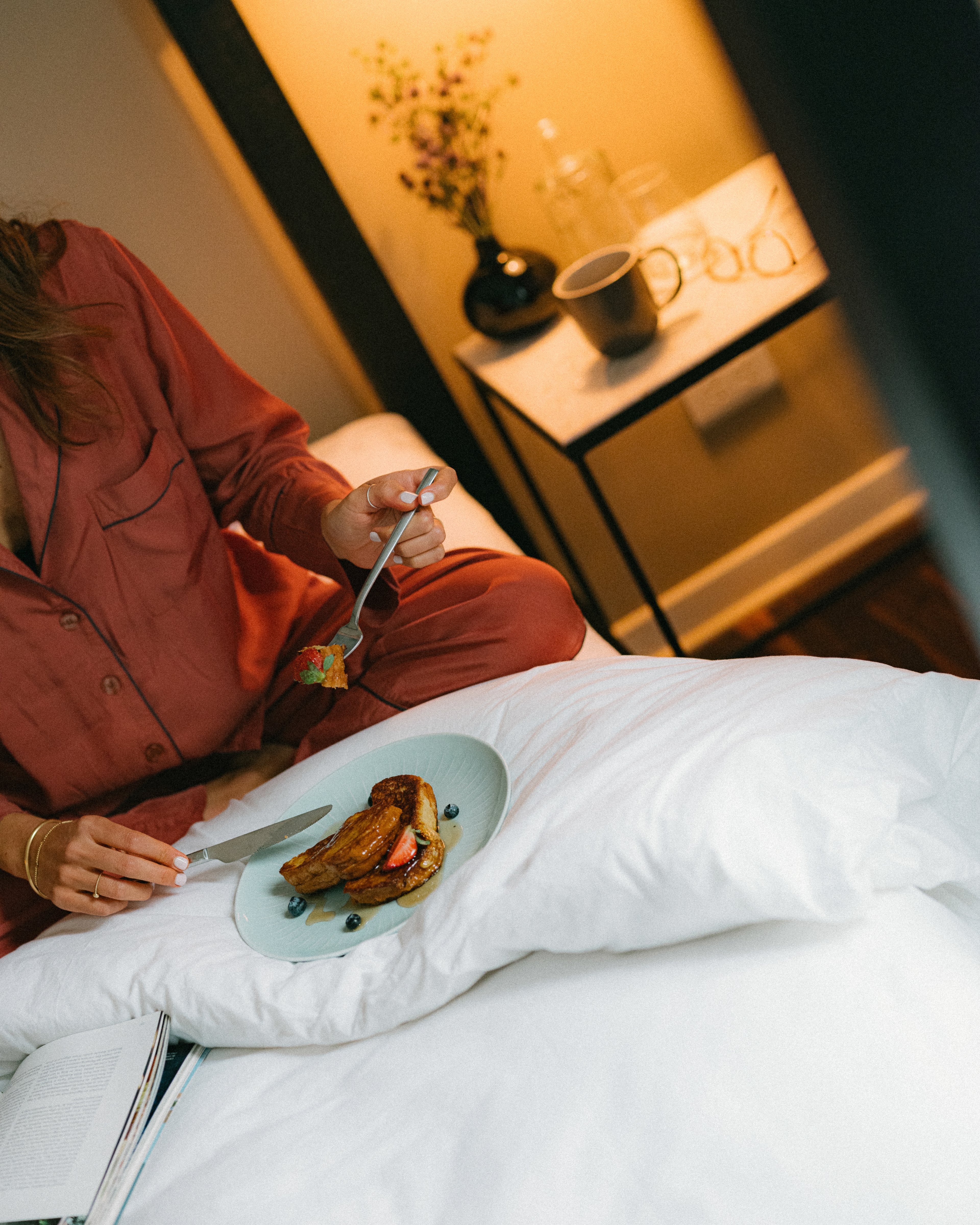 Some mornings are better spent exactly where they started.