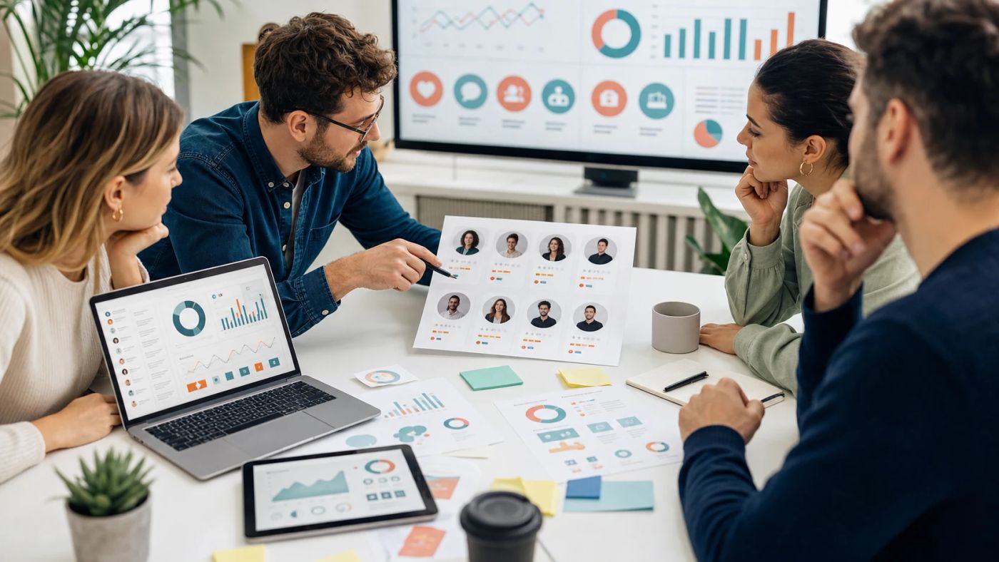 Team bewertet Influencer nach Engagement Rate Reichweite Zielgruppen Fit und Performance Daten