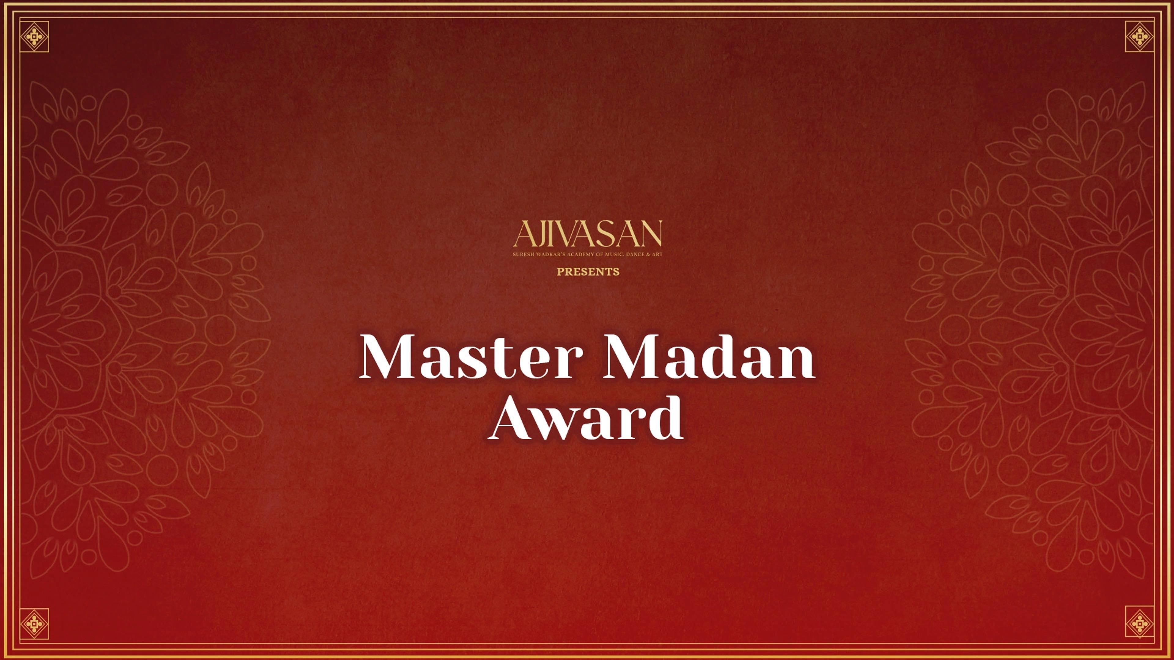 Master Madan Award