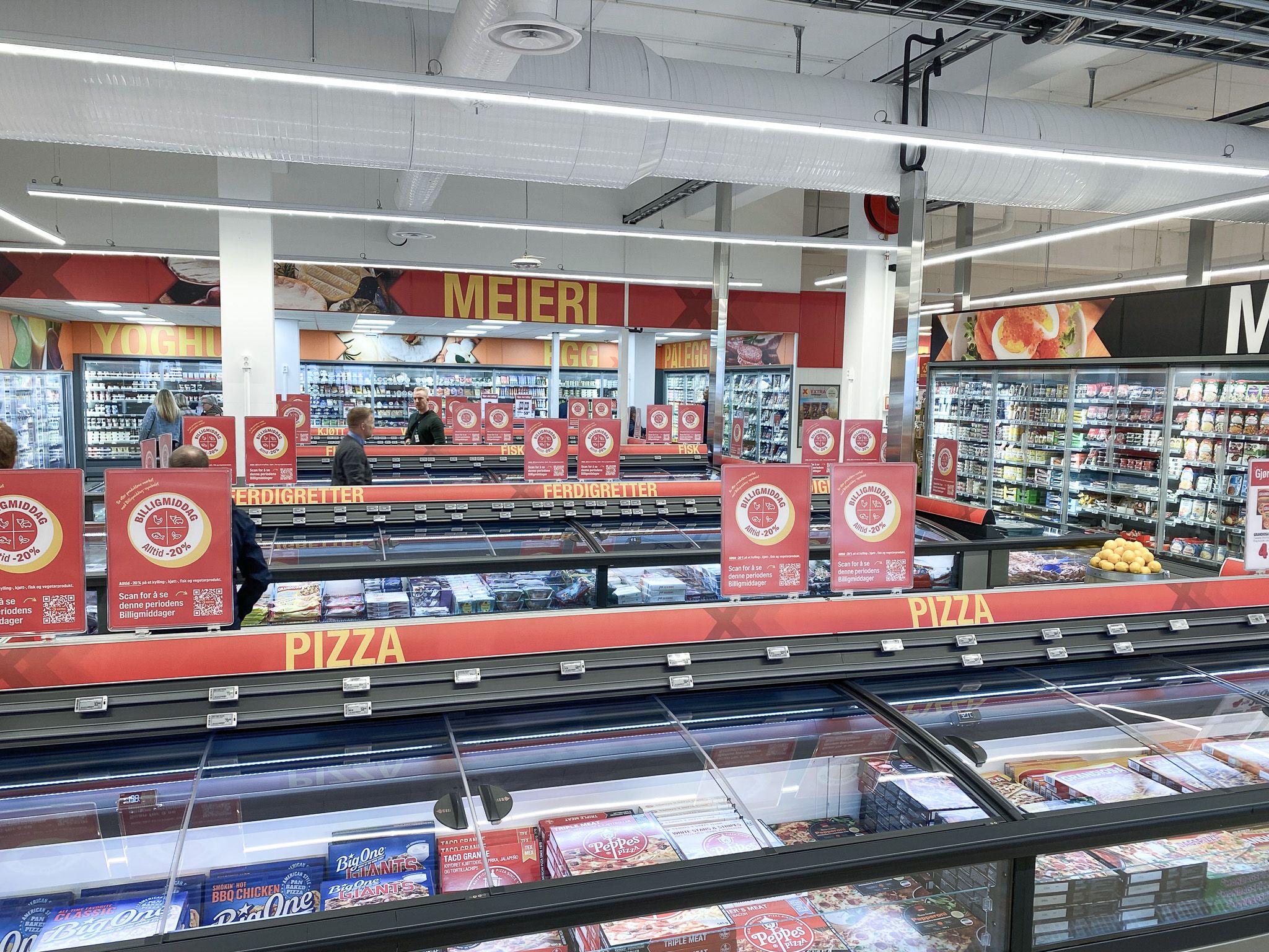 Frysedisker på Coop