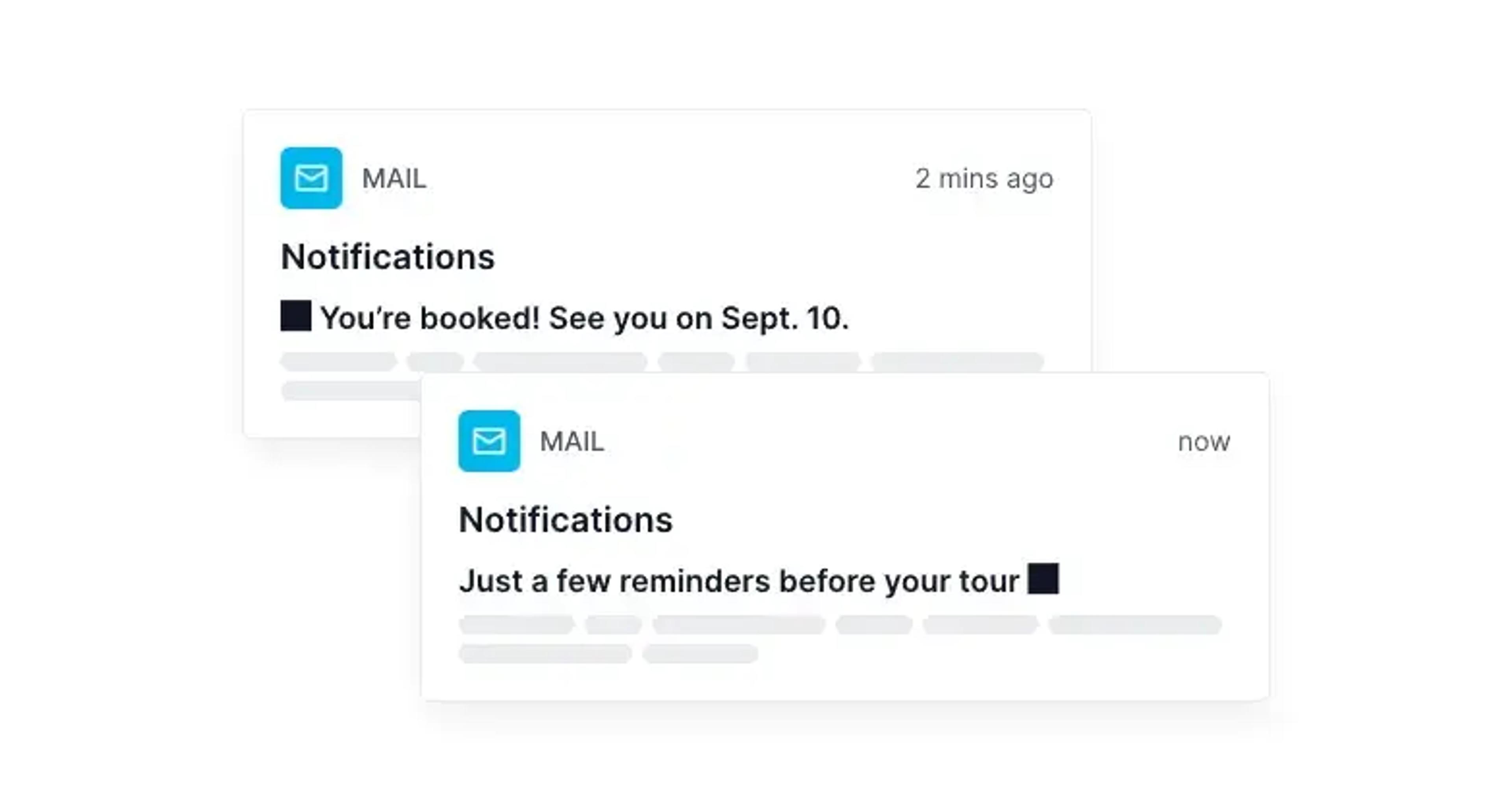 notificar y enviar recordatorios automáticos a tus invitados antes del evento