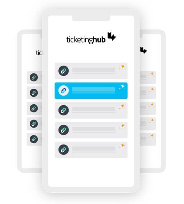 característica de ticketinghub, el enlace mágico