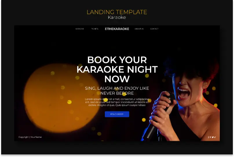 استخدم برنامج حجز عبر الإنترنت لبار الكاريوكي، وقم ببيع حجوزات الكاريوكي على موقعك الإلكتروني
