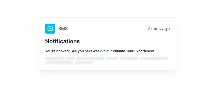 connect with zoo visitors through email and sms reminders