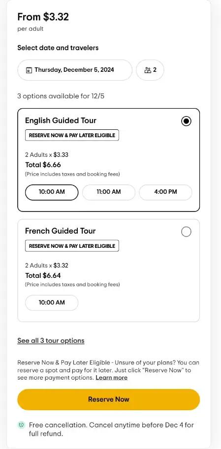 transparent-pricing-tripadvisor-listing-sample