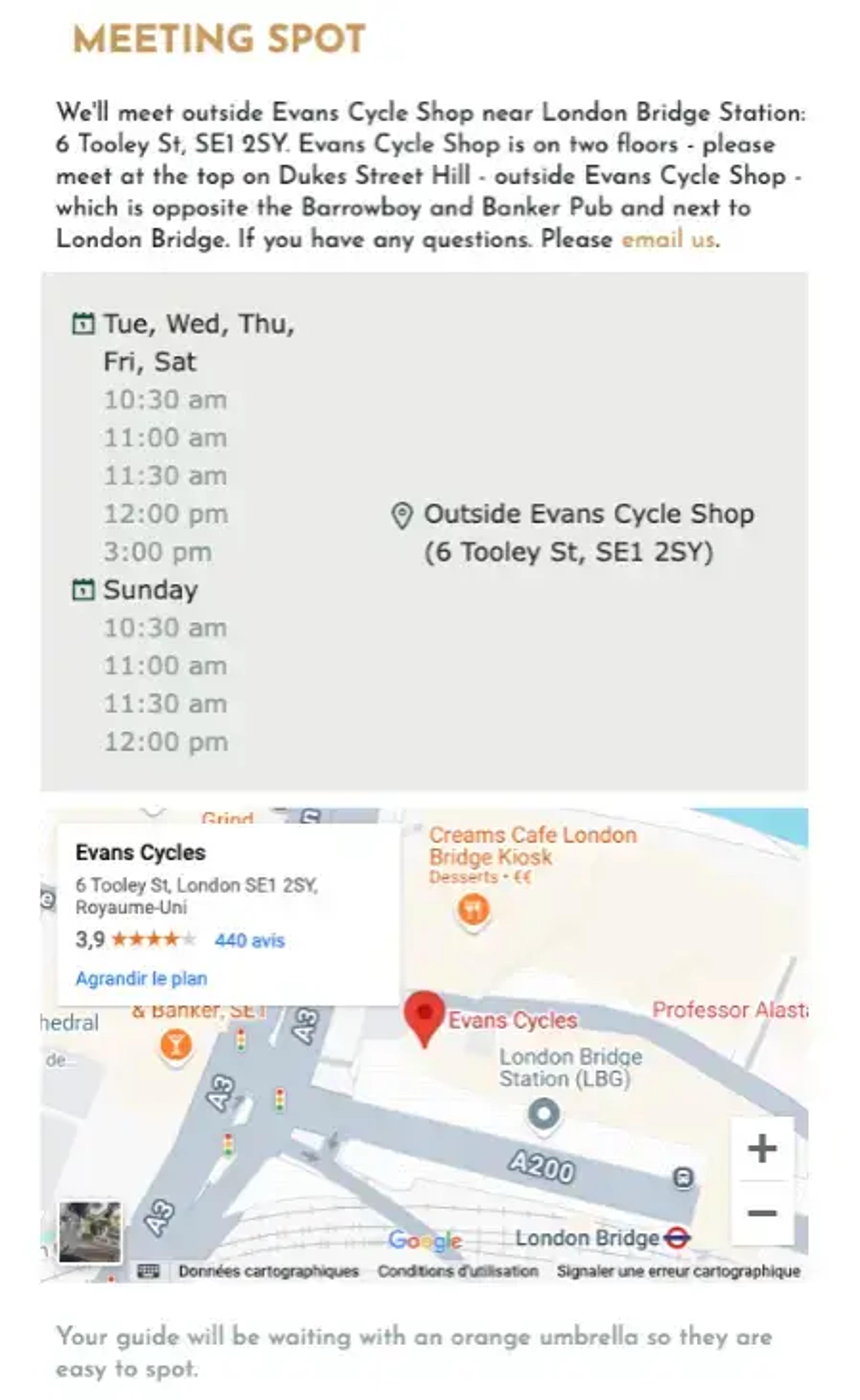 专门用于指引旅游会议地点的空间，嵌入谷歌地图