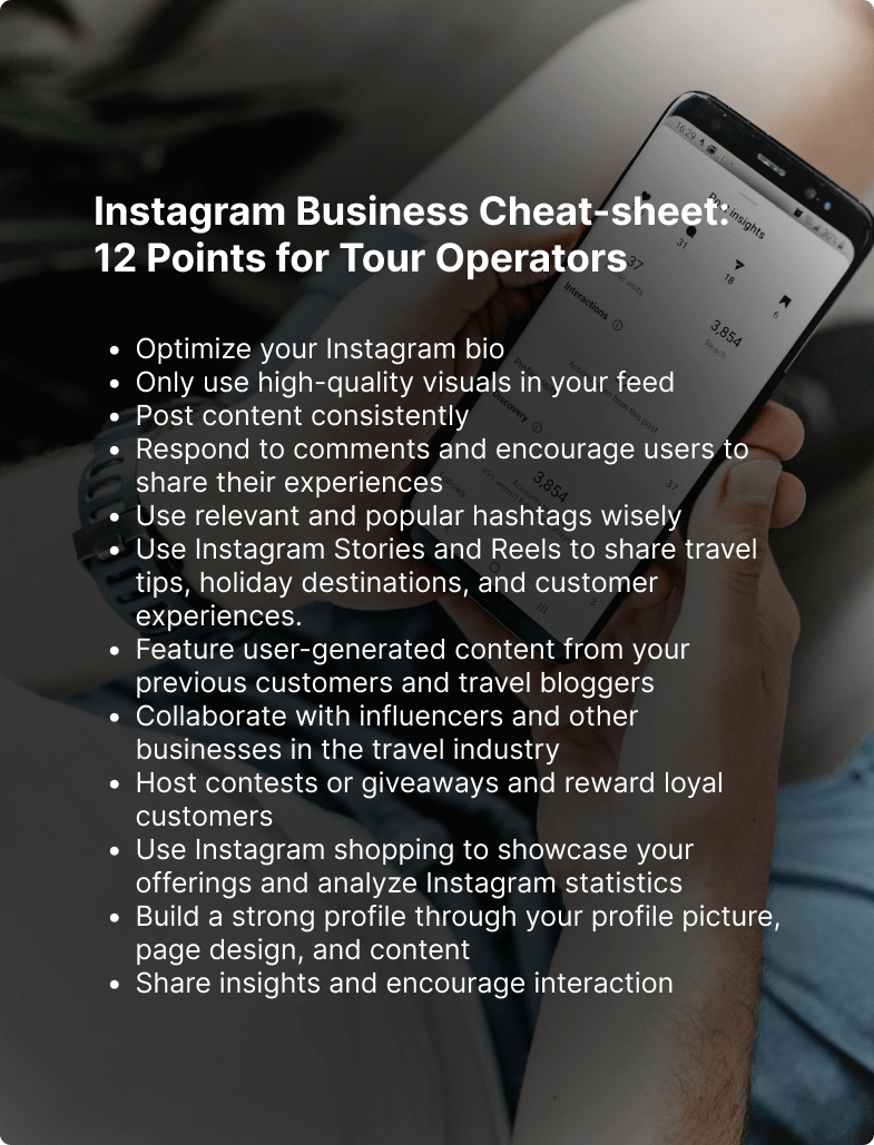 come usare Instagram per il business del viaggio