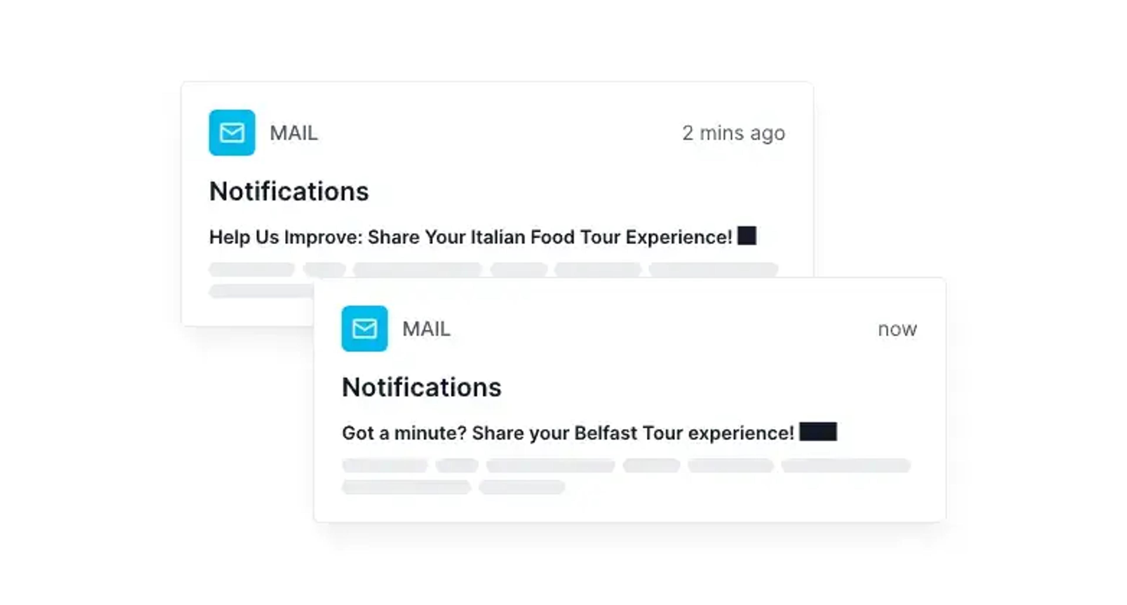 az automatizált üzenetek és értesítések működésének makettje a ticketinghub segítségével