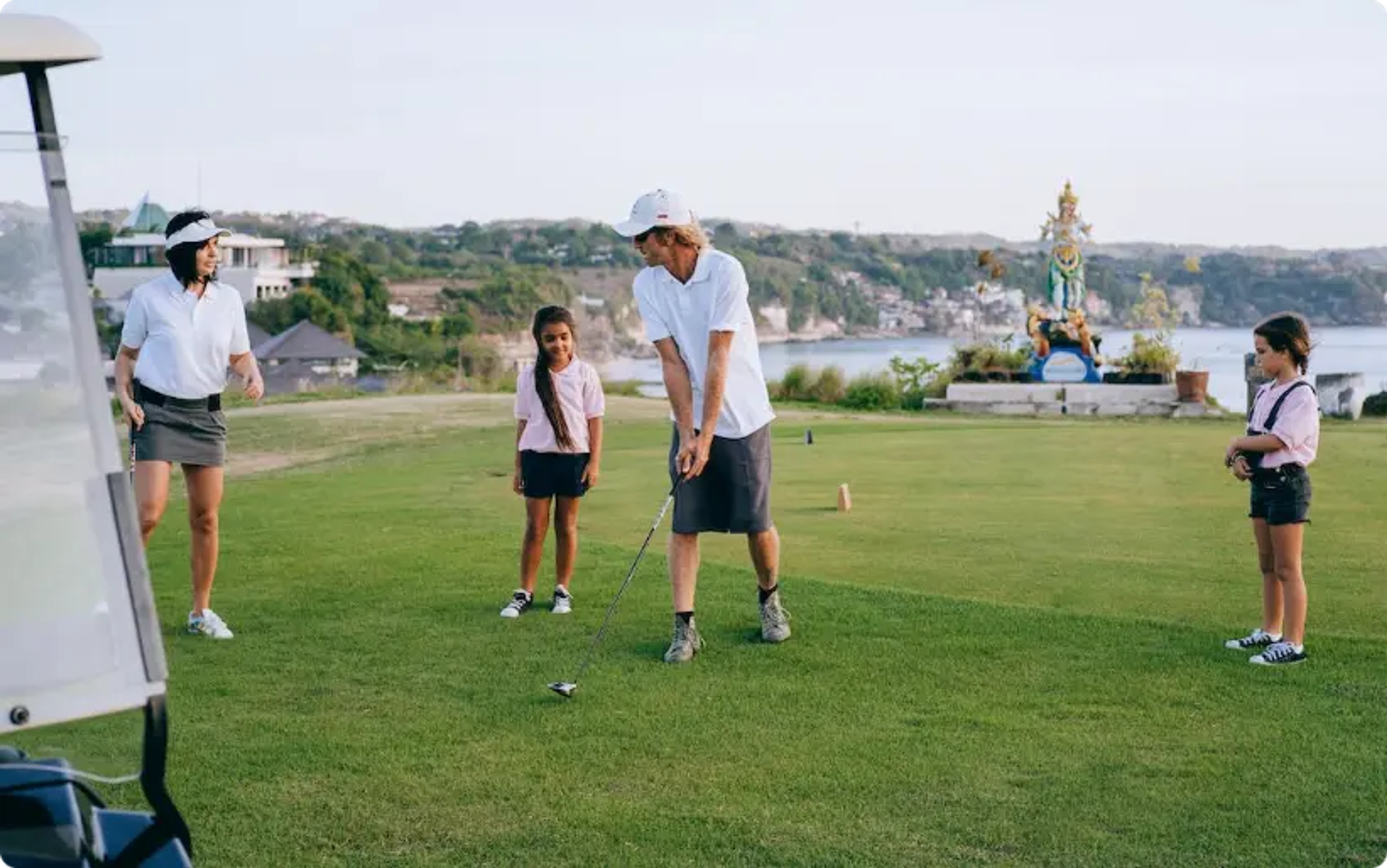 lekcje golfa, klasy golfa, uczniowie