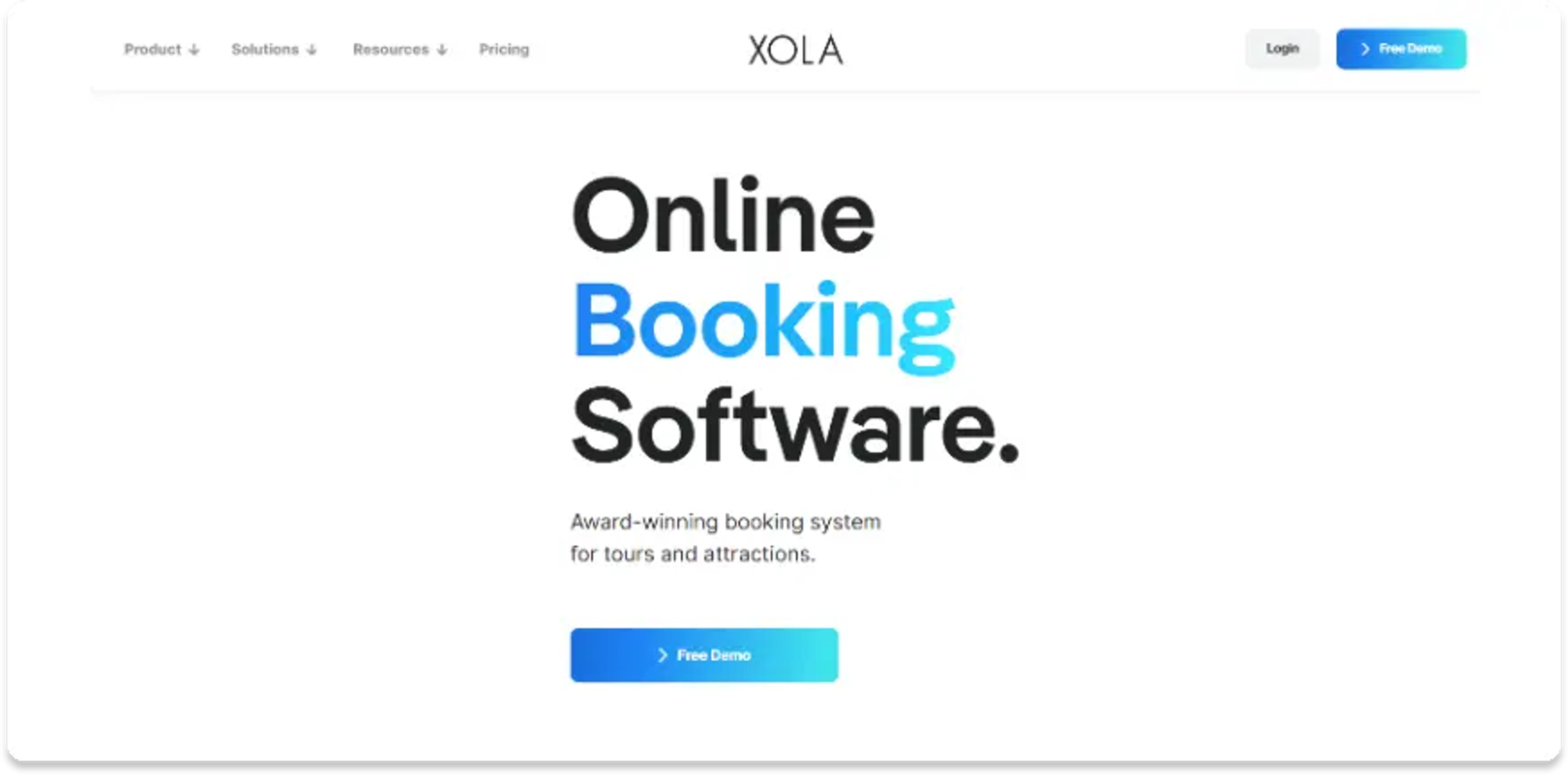 Strona główna serwisu internetowego xola