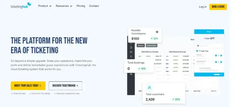 fareharbor alternatives - ticketinghub top choice for tour operators