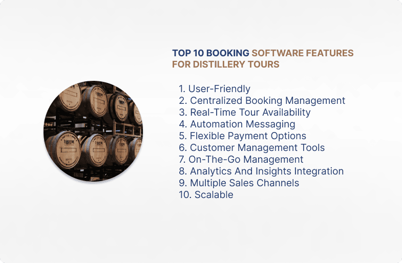 list of 10 features in the blog for distillery tours