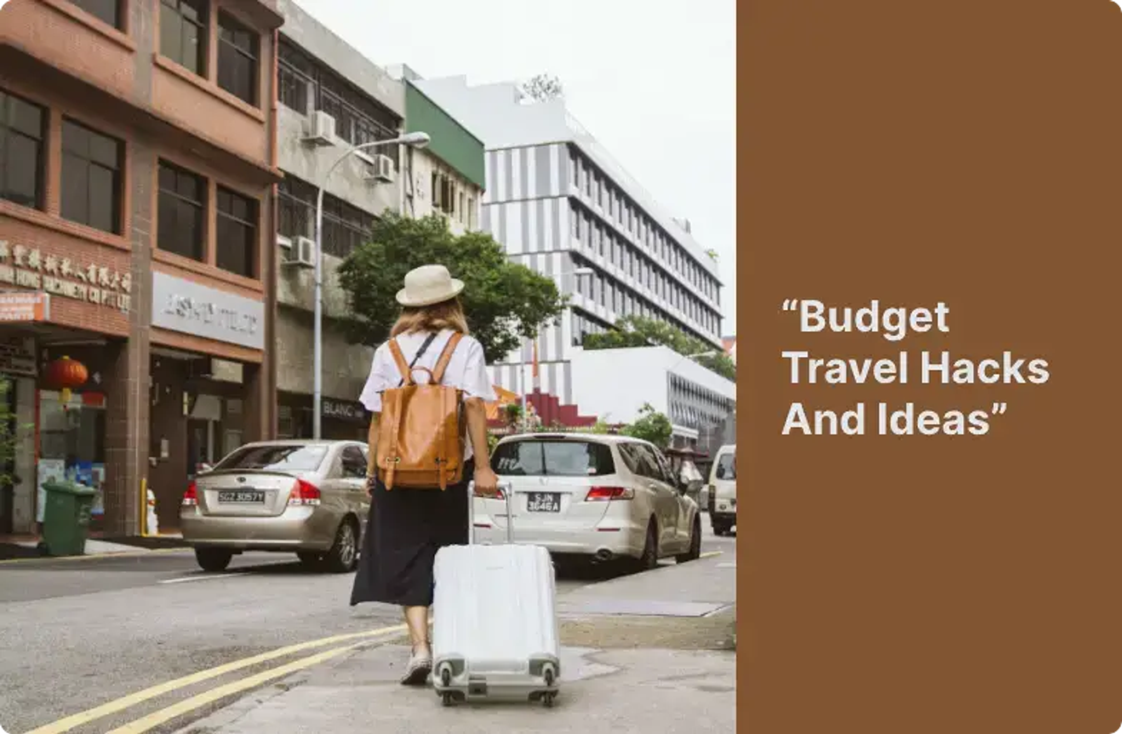 voyage à petit budget, idées pour économiser de l'argent