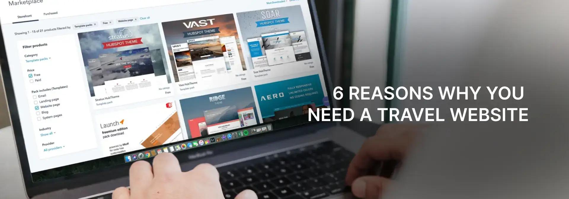 Por qué tu negocio de viajes necesita una web: 6 razones