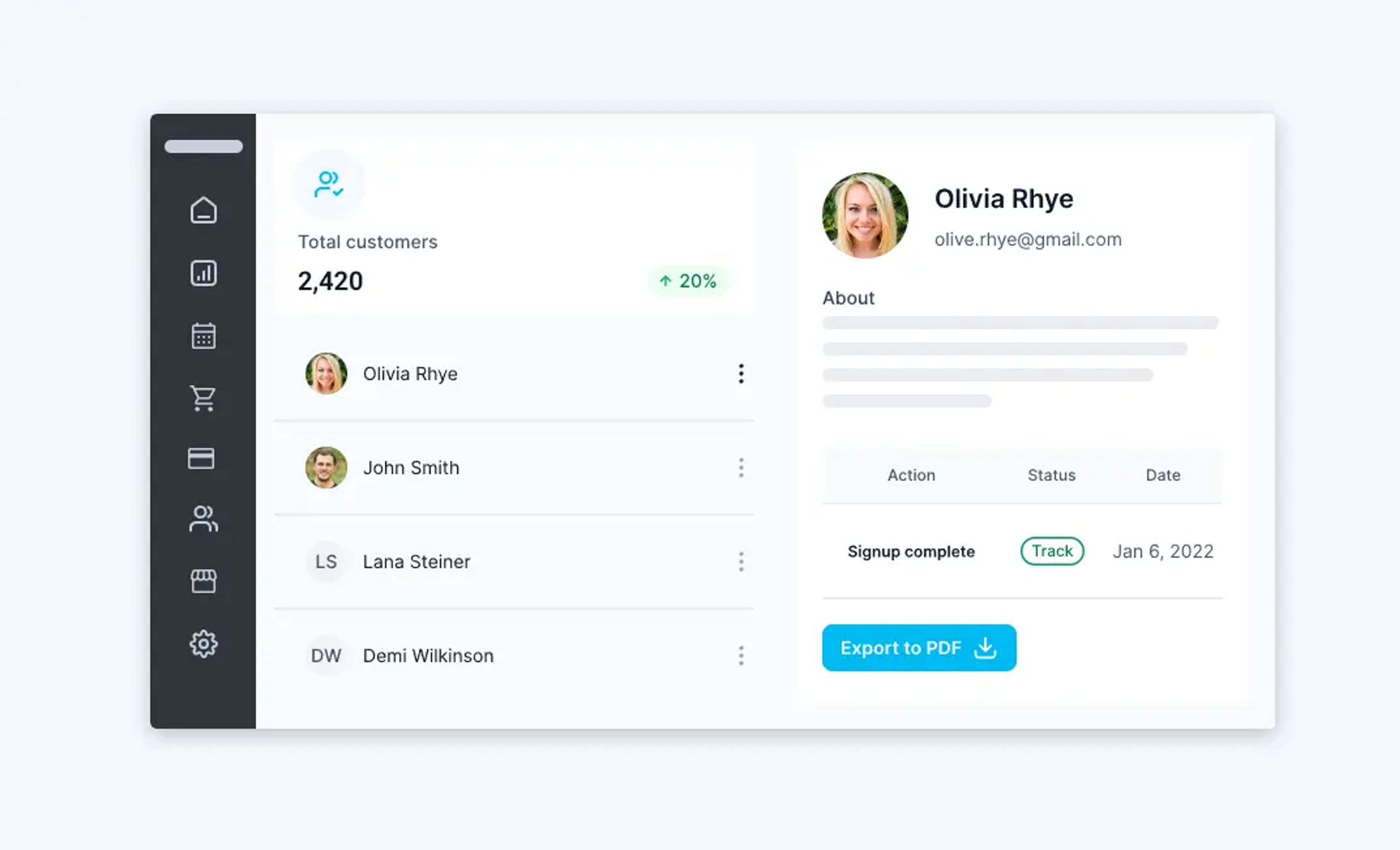 kundeinformation i én mobilvenlig løsning