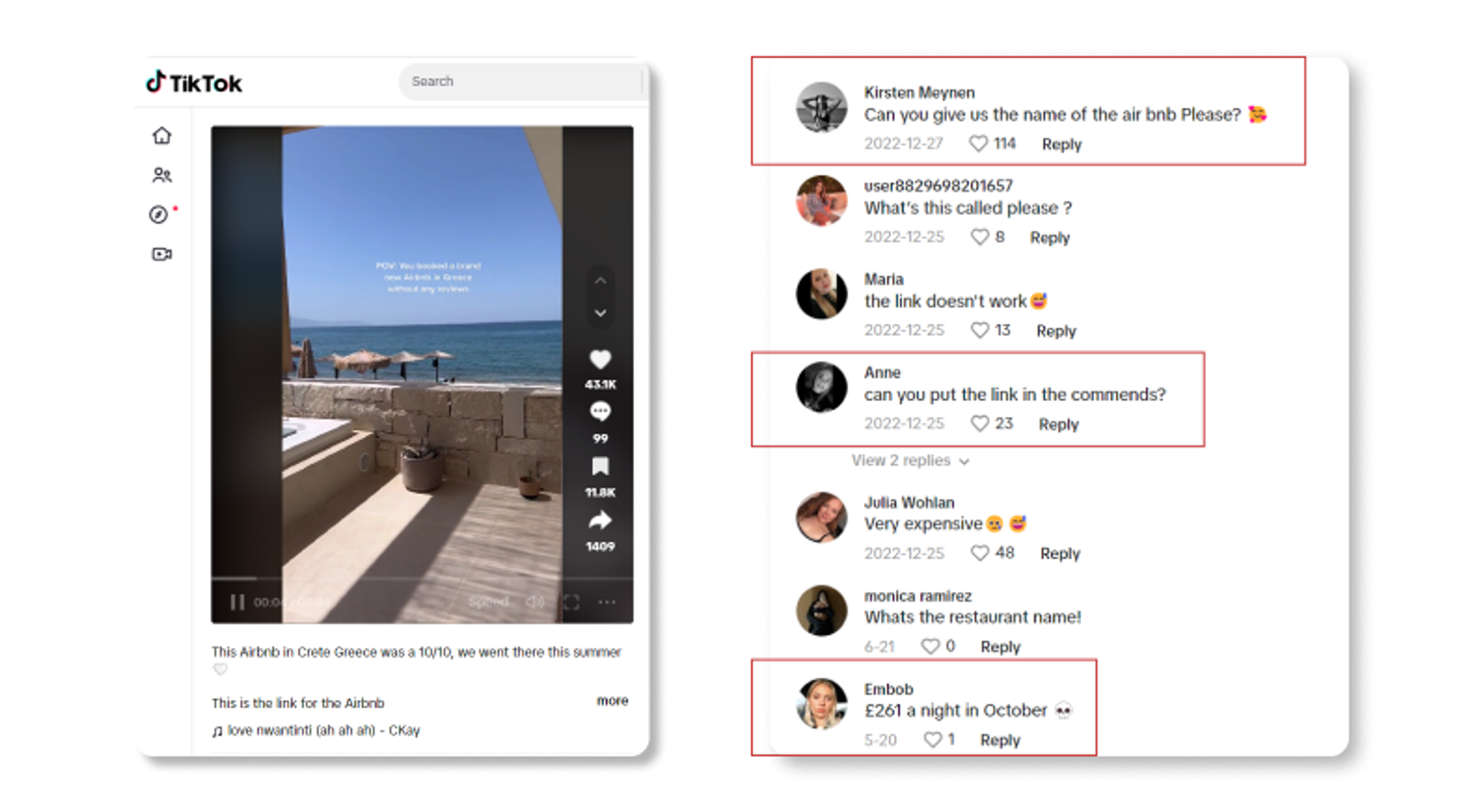 منظر من شرفة Airbnb مع البحر والمظلات في الخلفية