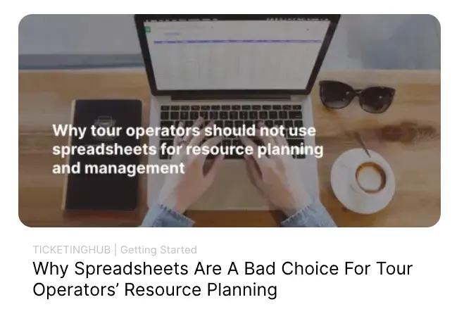 why not use spreadsheets for resource management