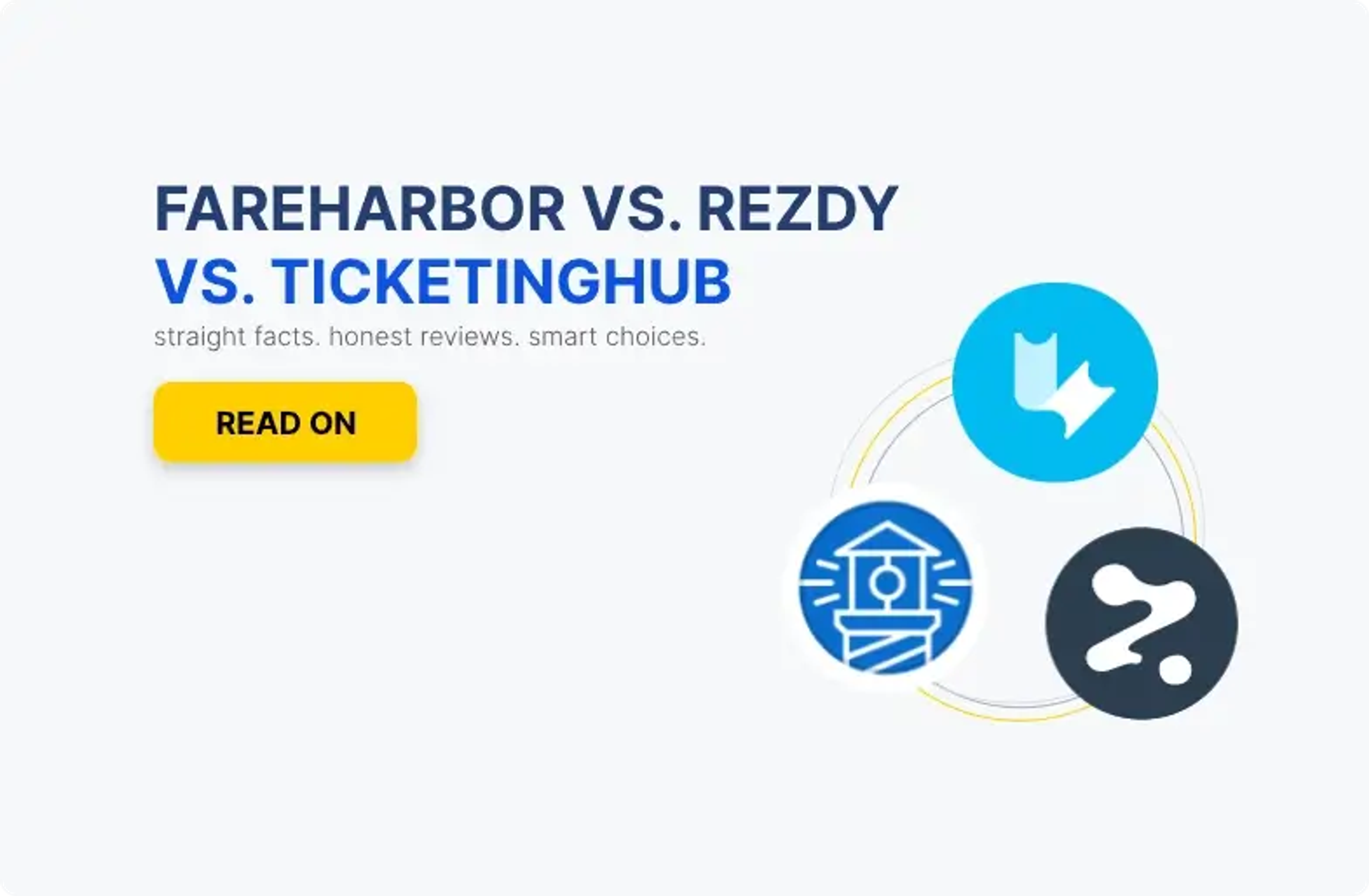 rezdy vs fareharbor vs ticketinghub