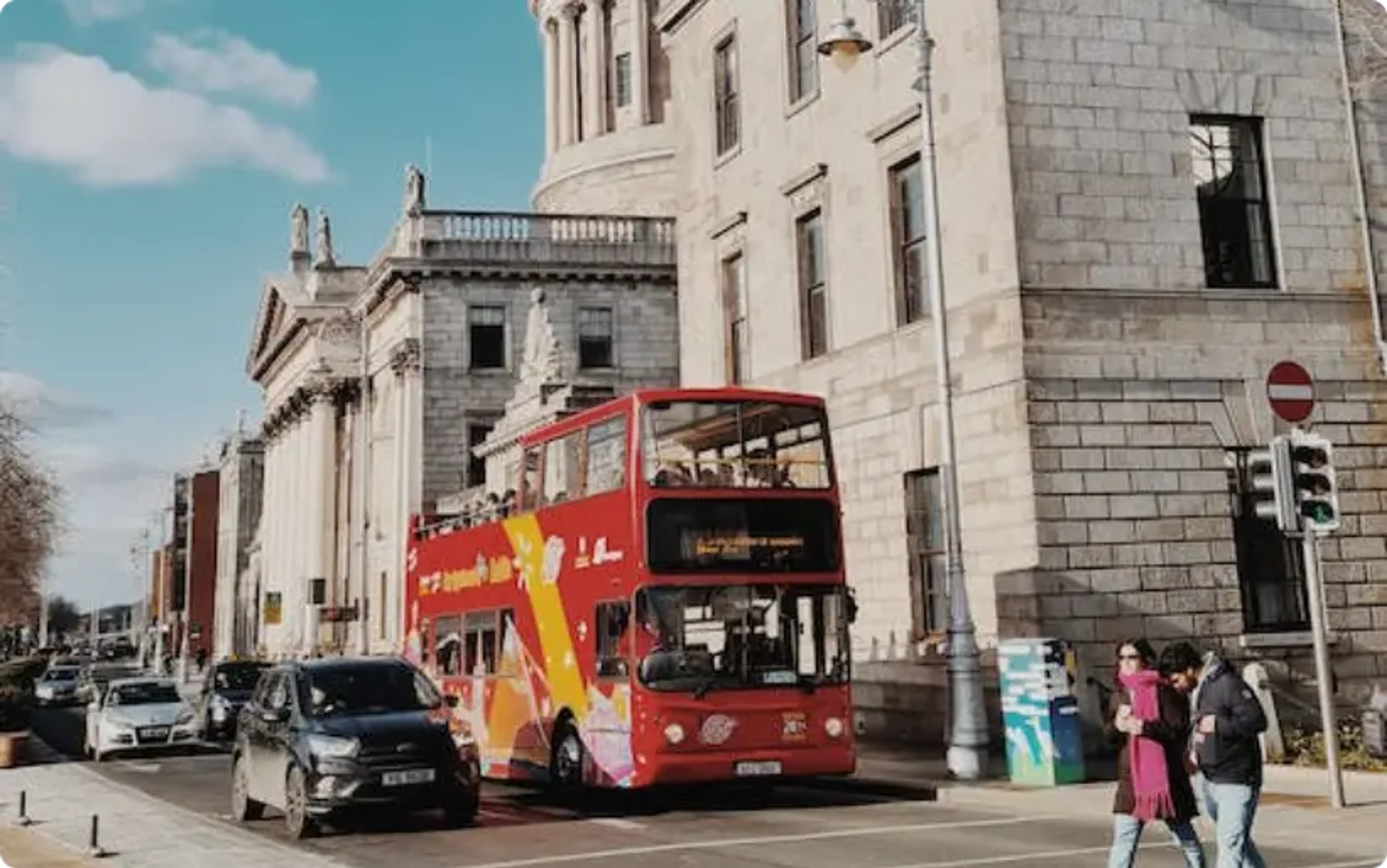 dublin, visite de la ville, bus, hop on hop off