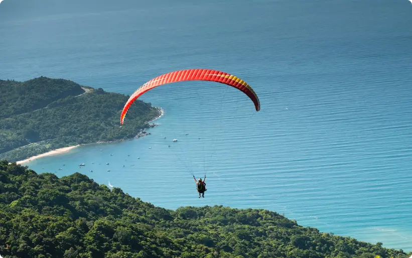 paragliding, eventyr, oplevelse