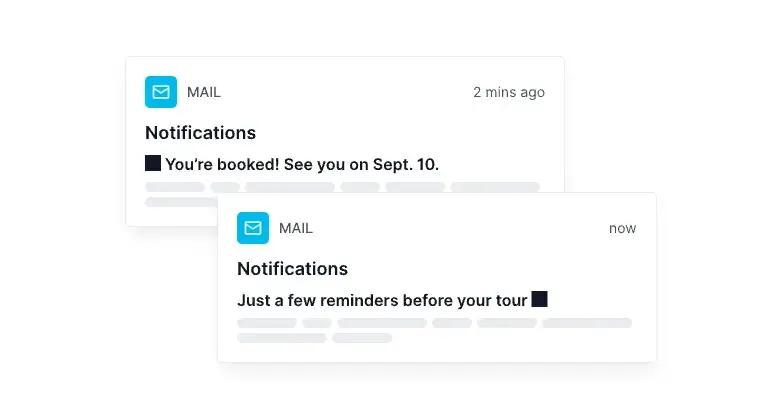 túrafoglalási szoftver visszaigazoló e-mail