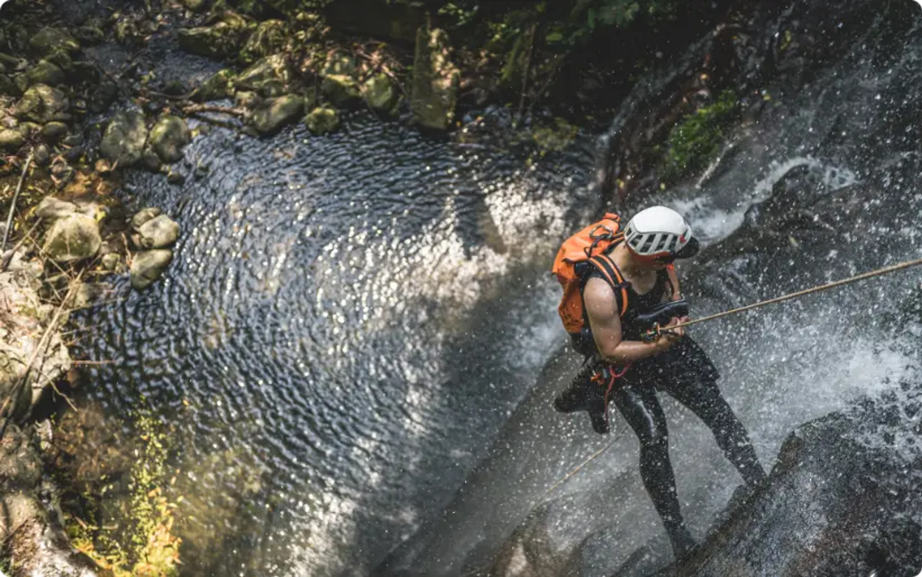 vandfald, canyoneering