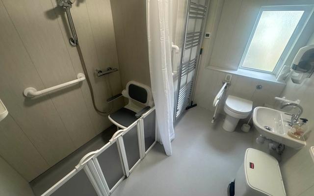 A care home wet room after an Age Care renovation
