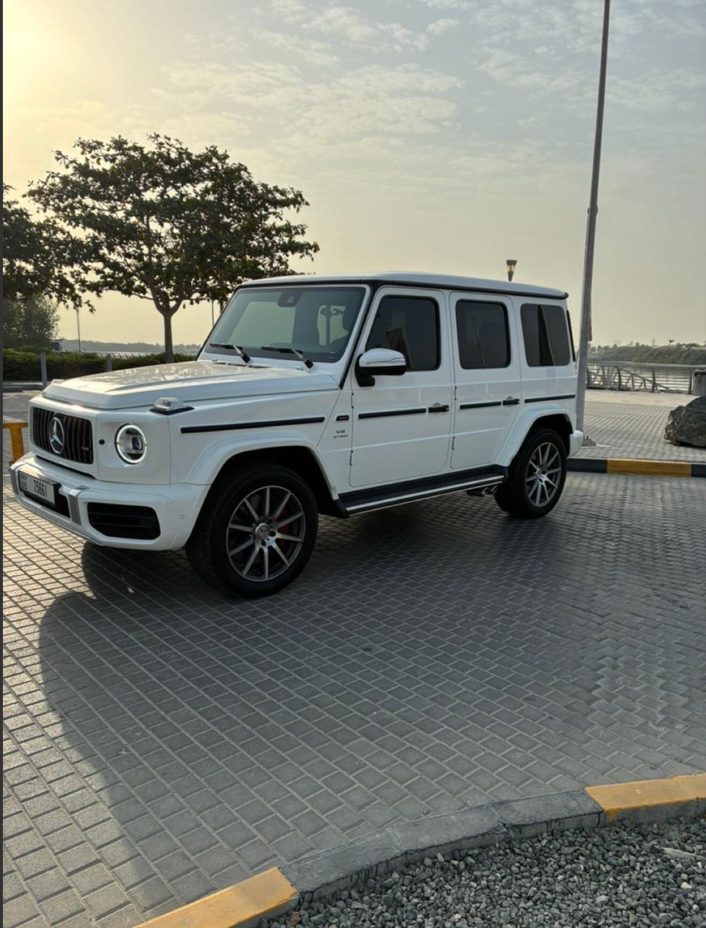 Mercedes G63 Blanc 1