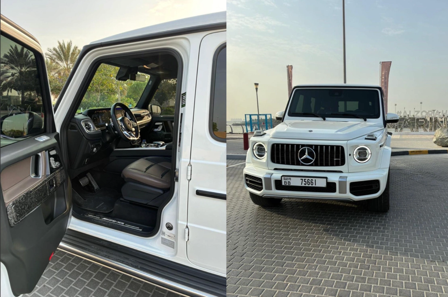 Mercedes G63 Blanc 3